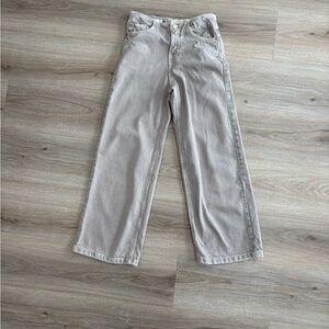 Zara Light Brown wide leg Pants